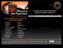 Tablet Screenshot of mariachisanfrancisco.com